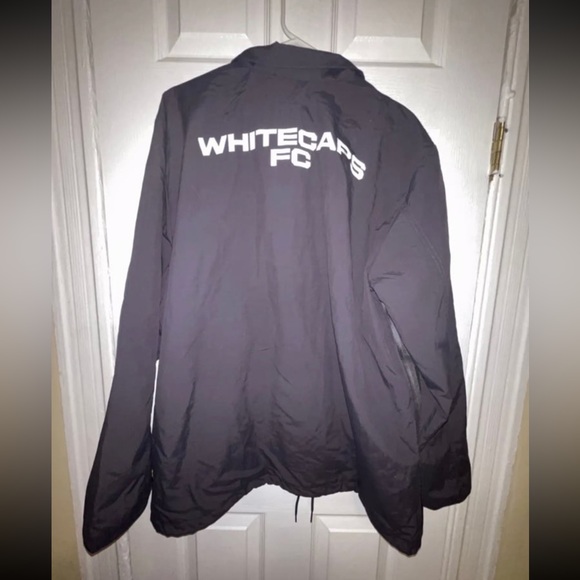 Adidas Vancouver Whitecaps FC Full Snap ATM Jacket Mens XL Gray Lined NWT MLS - Picture 5 of 6